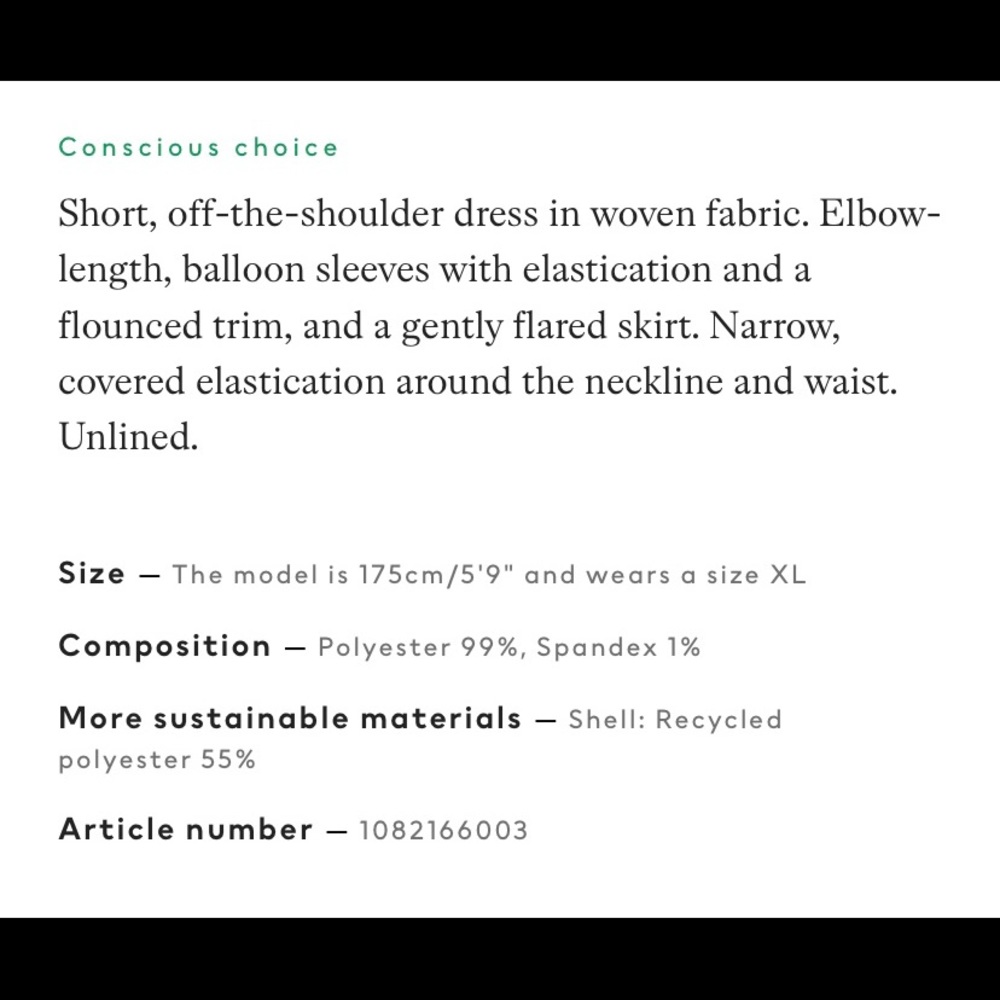 Off the shoulder dress - Picture 5 of 5